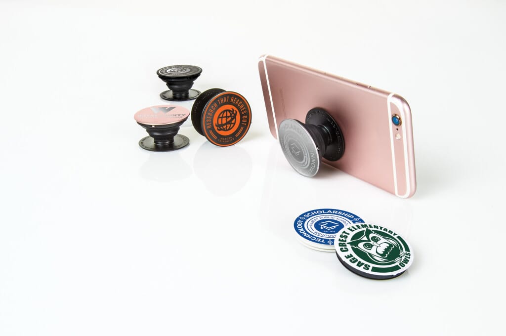 Original and metal popsockets with logos