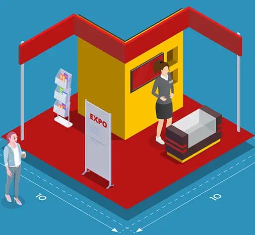 10x10 trade show booth ideas
