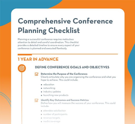 Our New Conference Planning Checklist Page