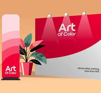 Trade Show Banner, Backdrop, and Table Ideas