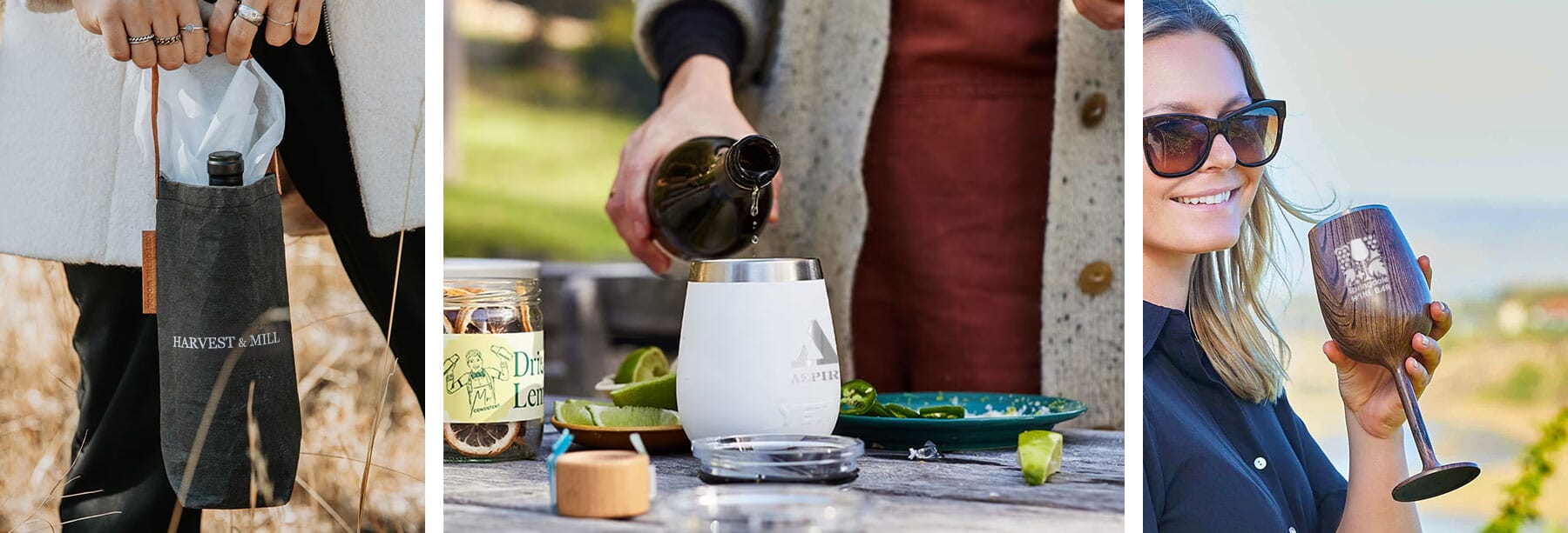 winery promotion ideas with customized merch