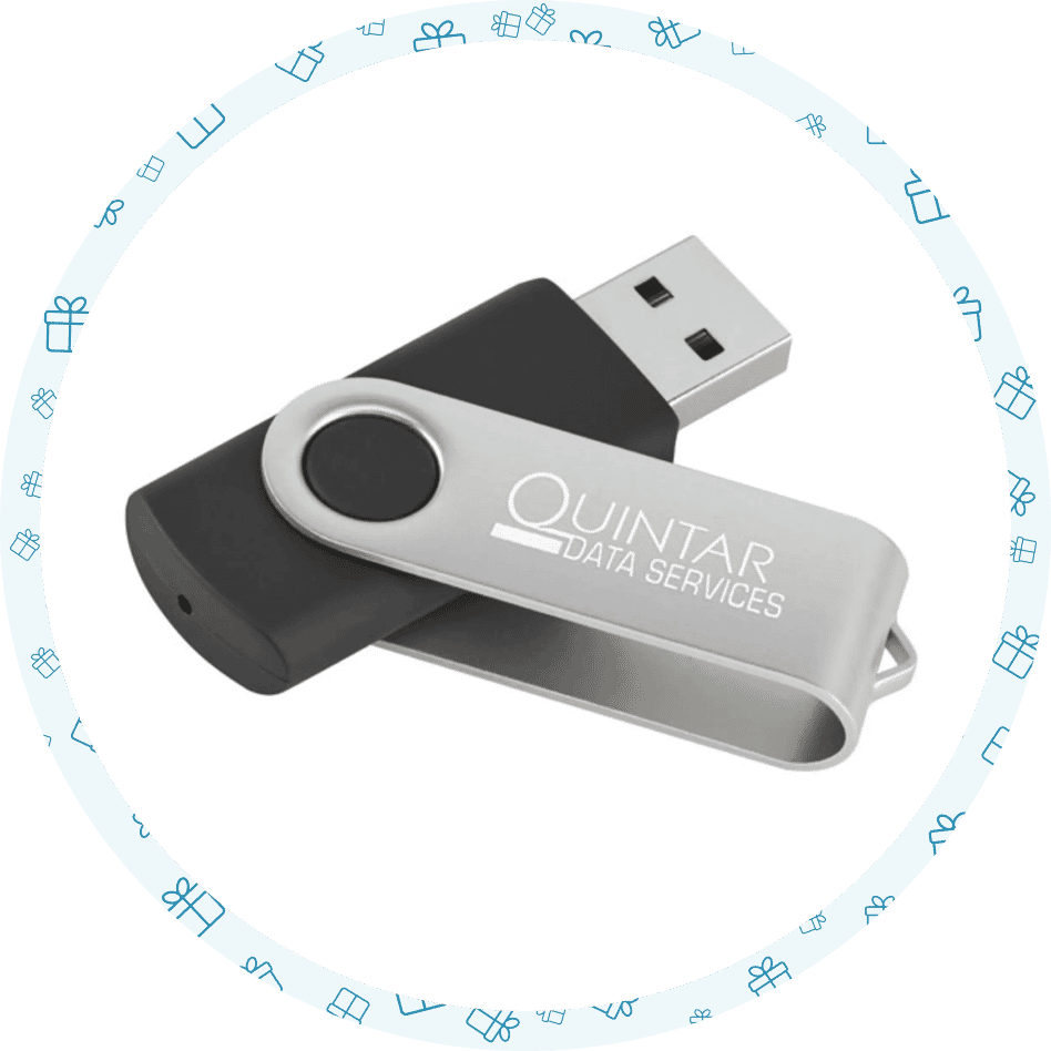 8. Back up Your Booth’s Attendees with Personalized USB Drives