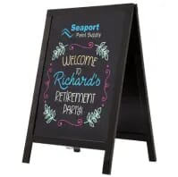 Economy Wood Chalkboard A-Frame