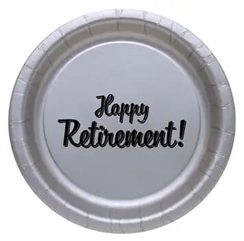 Round Color Paper Plates