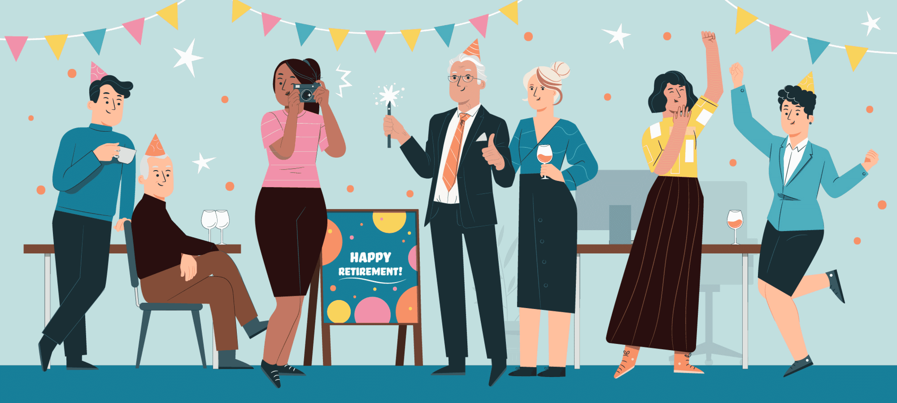 11 Fun Retirement Party Ideas for Work: Gifts, Décor, Music & More