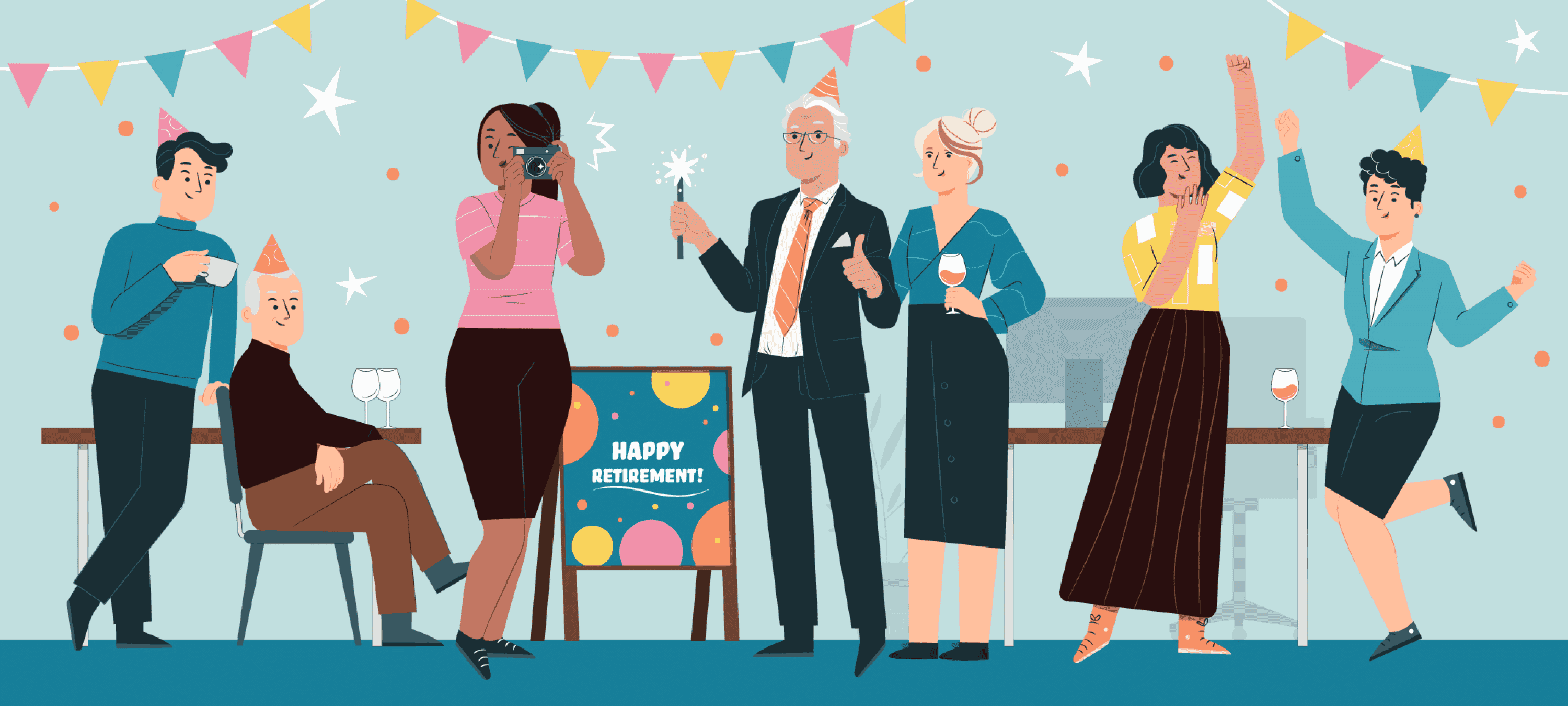 elegant retirement party ideas