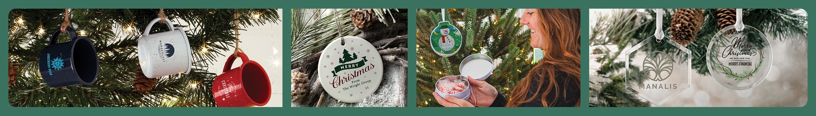 Custom holiday ornaments