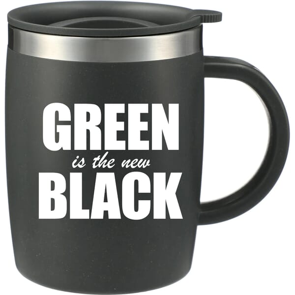 14 oz Dagon Wheat Straw Mug with Stainless Liner