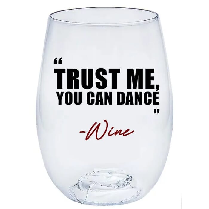 Insulated wine tumbler with homeschool mom quote