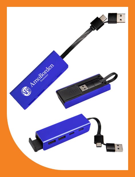 30. RABS Type-C & USB Hub With Phone Stand