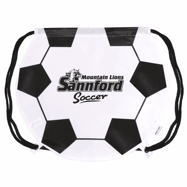 Game Time Drawstring Backpack Soccer Ball