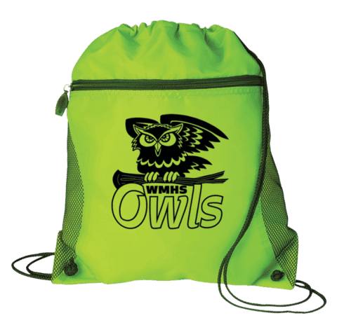Zip-Front Drawstring Backpack