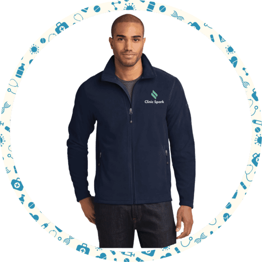 Embroidered Fleece Jacket
