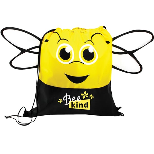 Paws ‘N Claws Drawstring Backpack – Bee