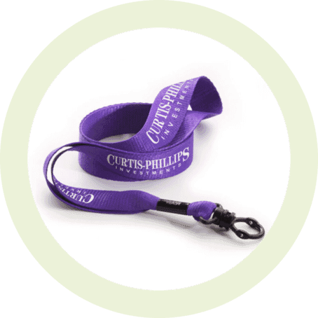 3/4 in Polyester Lanyard