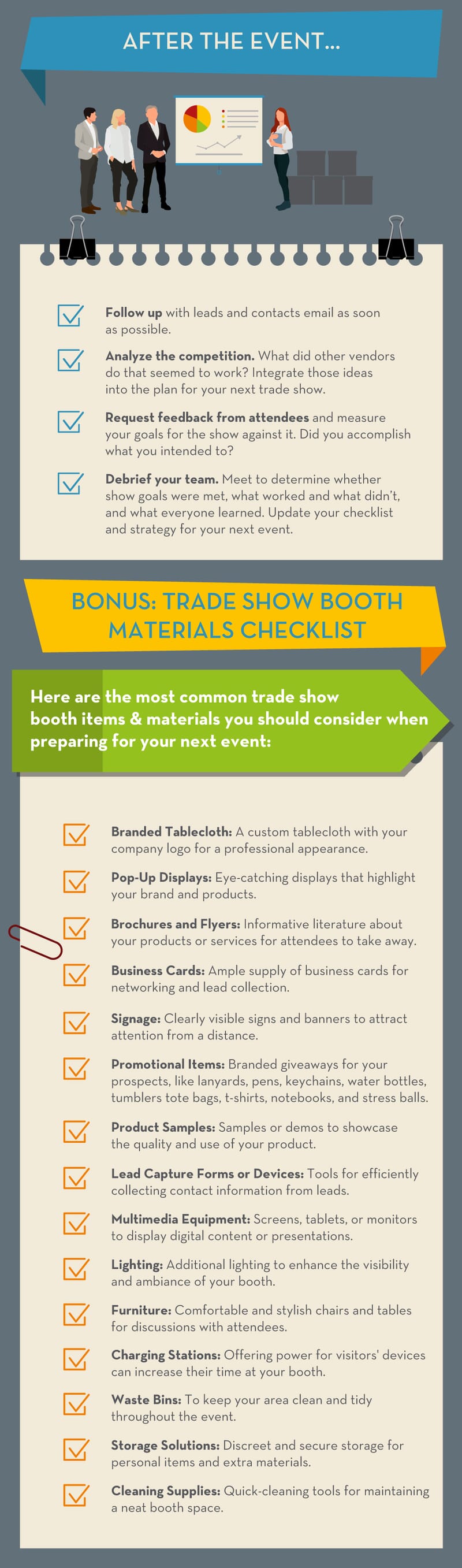 Trade Show Checklist Template & Planning for Exhibitors | Crestline