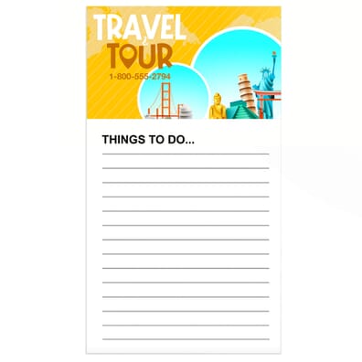 Business Card Magnet With Notepad