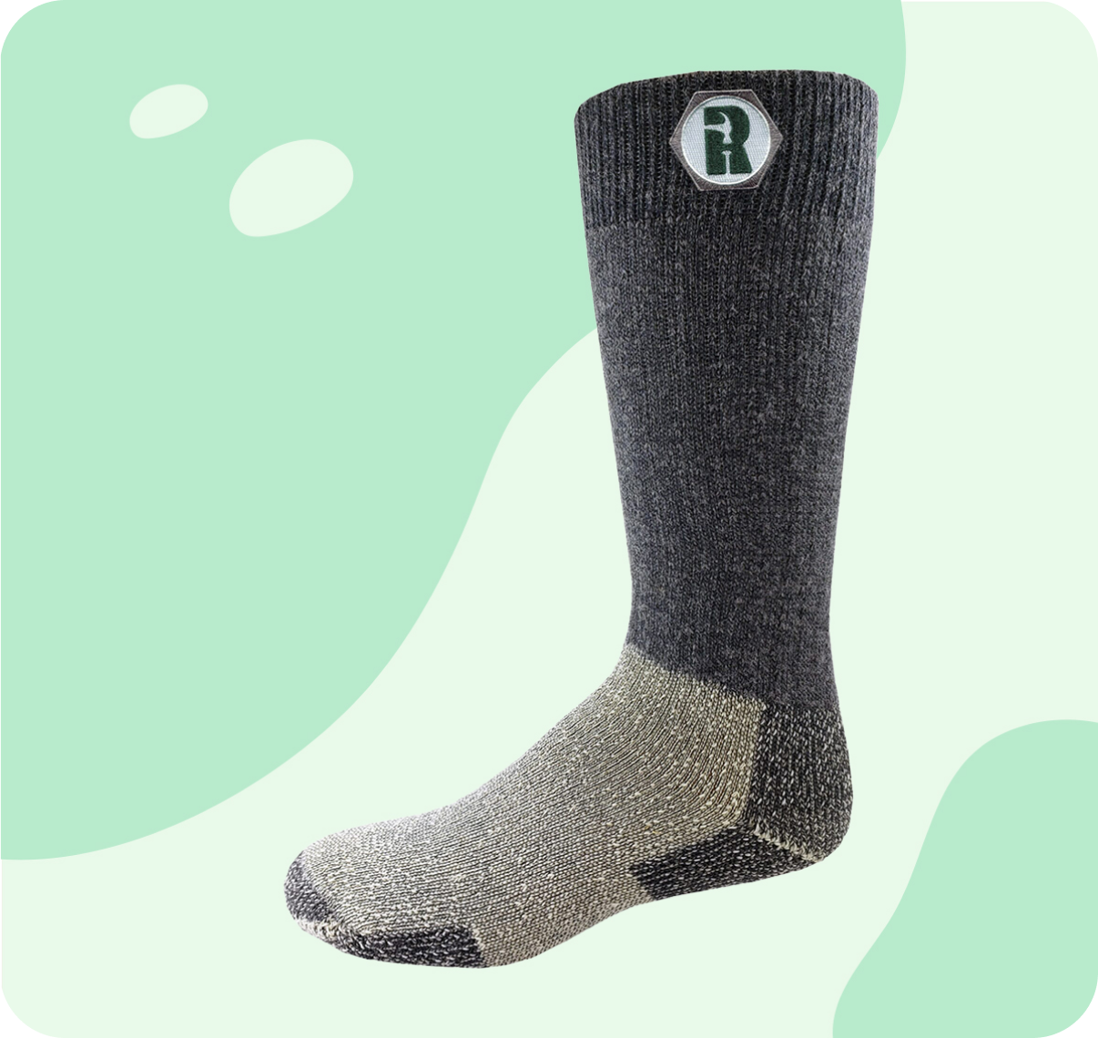 29. Heavyweight Cold Weather Merino Wool Boot Sock