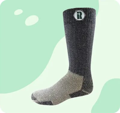 29. Heavyweight Cold Weather Merino Wool Boot Sock