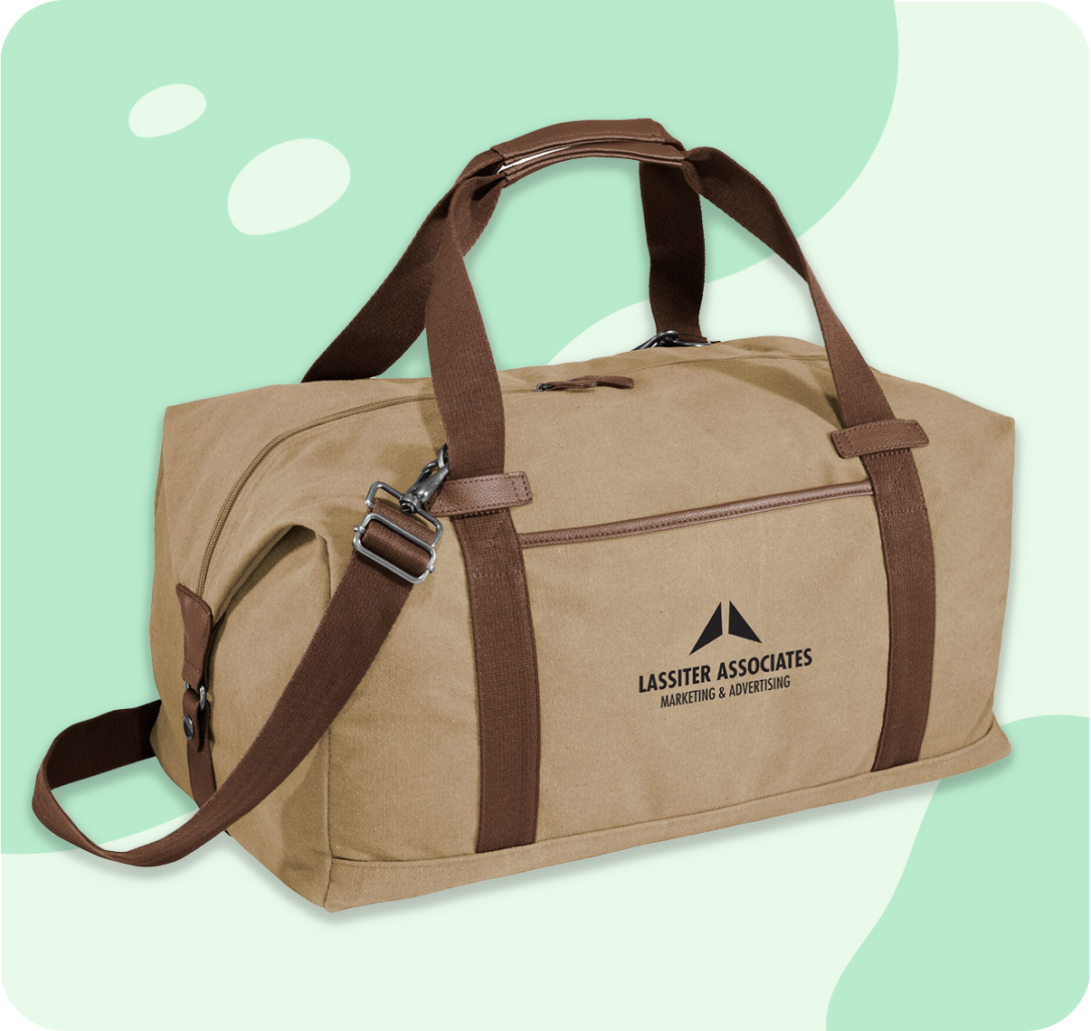 8. Port Authority® Cotton Canvas Duffle