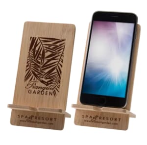 Bamboo Wood Cell Phone Stand