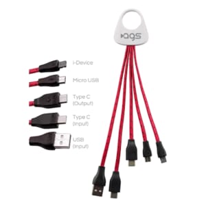Hydra Type C Braided 3-in-2 Charging Cable