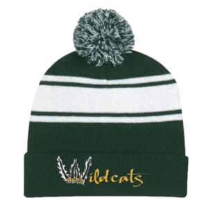 Dual Colors Top Pom Beanie