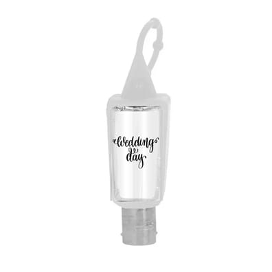 1 oz Sanitizer with Silicone Carabiner