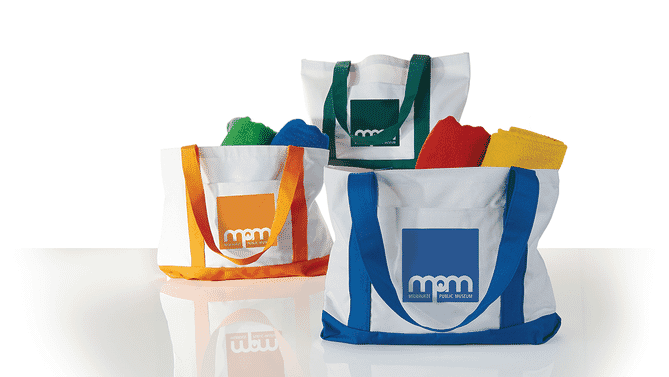 Customized durable polypropylene tote bags