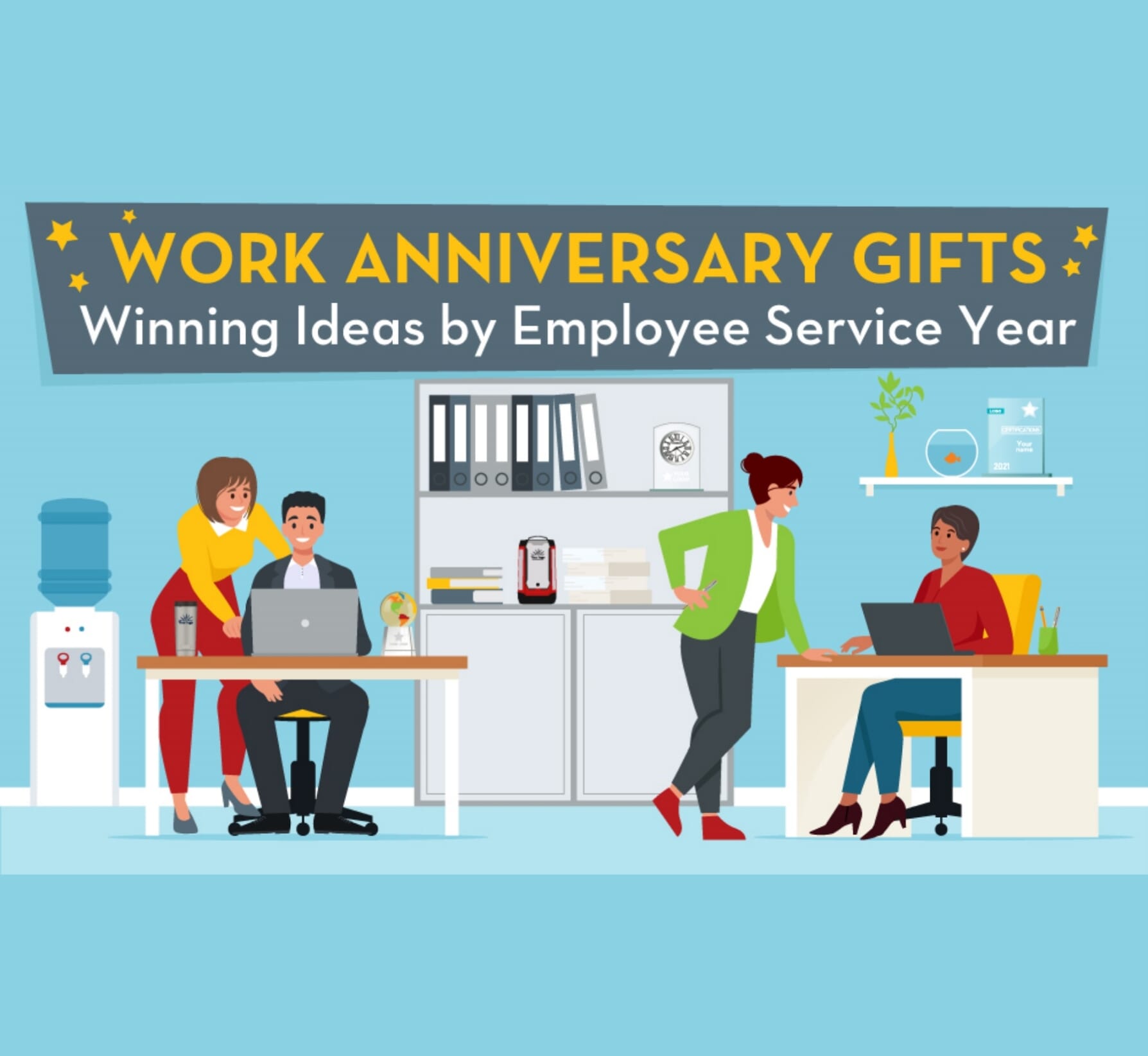  Work Anniversary Gifts – Winning Ideas by Employee Service