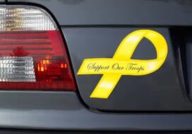 Custom awareness ribbon magnets