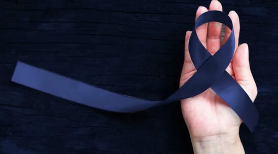 Dark Blue Color Ribbon