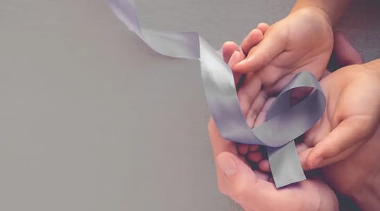 Gray Color Ribbon