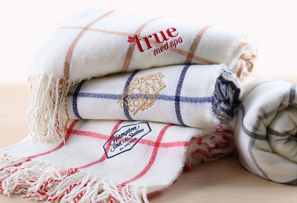 Soft plaid blanket