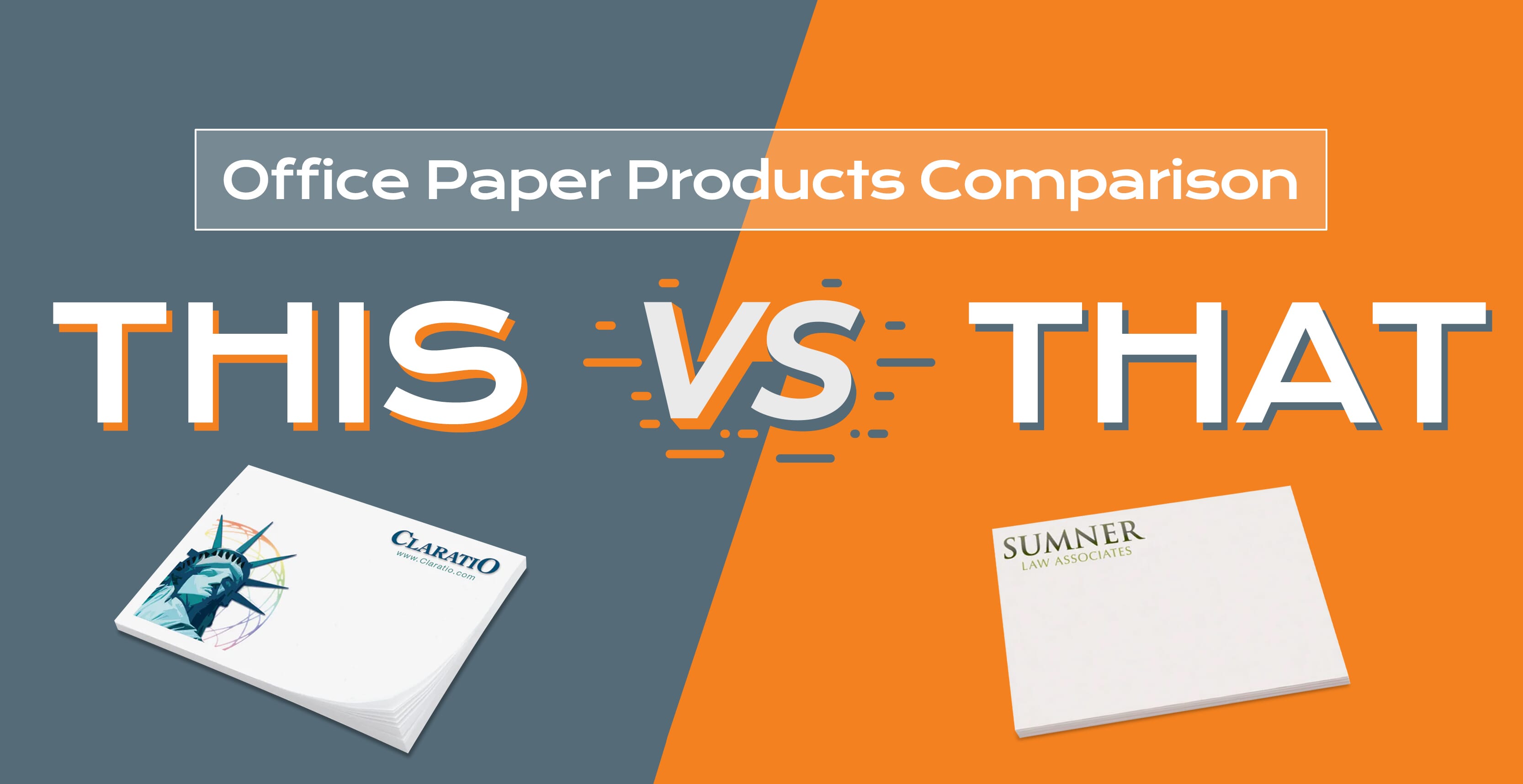 Office paper products comparison
