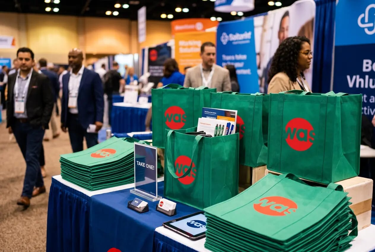 bulk branded giveaway items arranged for events and campaigns