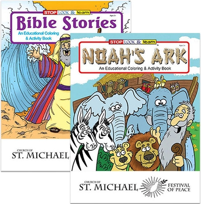 Bible stories activity books