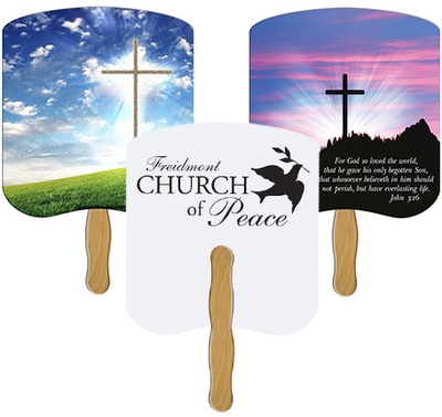 Church hand fans