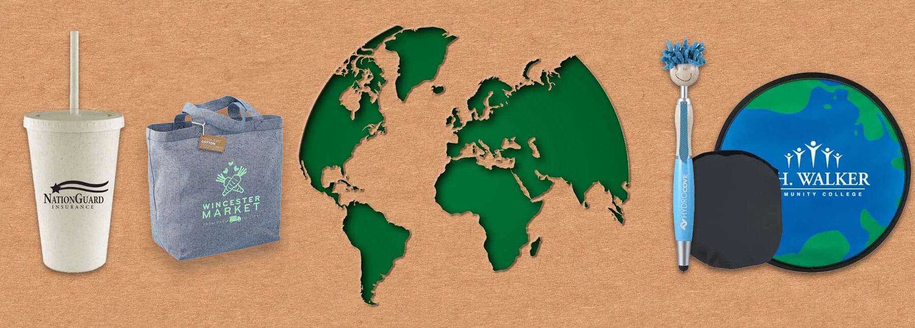 Earth day gifts ideas custom eco-friendly swag