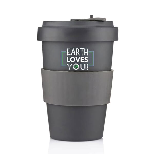 travel cup made of eco-friendly wheat straw