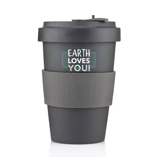 travel cup made of eco-friendly wheat straw