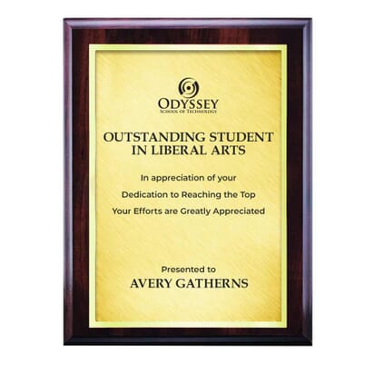 Bronzed Cherry Plaque