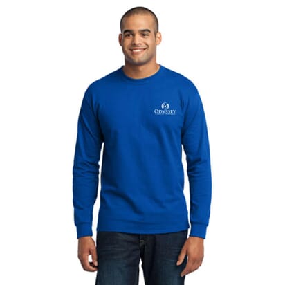 Port & Company® Long Sleeve 50/50 Cotton/Poly T-Shirt