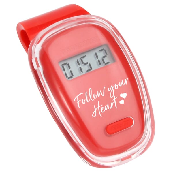 Red Pedometer