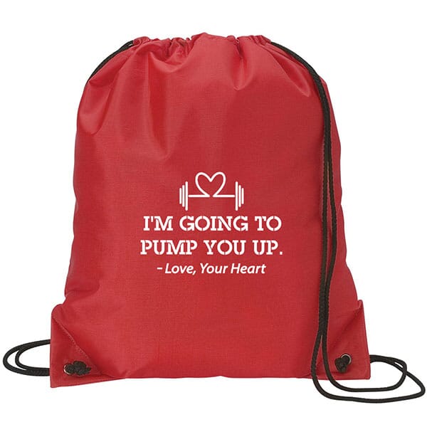 Red Drawstring Bag