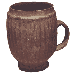 Clay pot mug