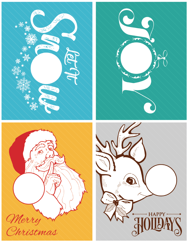 Holiday Printable Cards