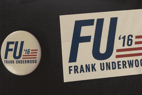 House of Cards Pins and Stickers