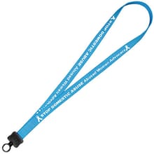 one color imprint lanyard
