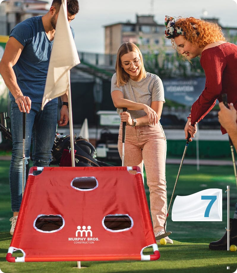 Golf Chip Cornhole Game
